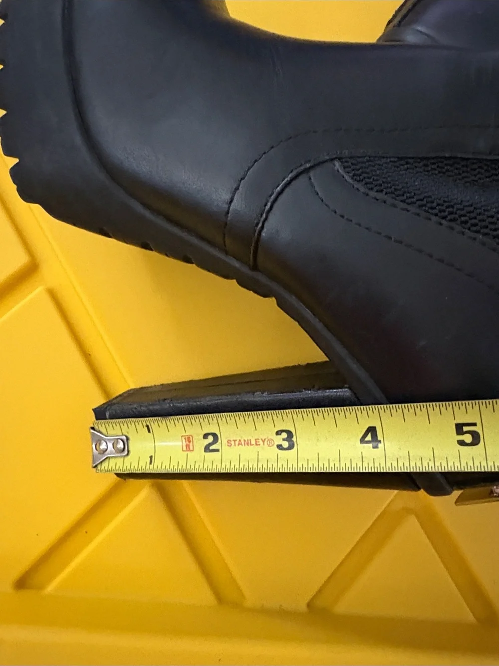 Steve Madden Black Platform Chelsea Ankle Boots